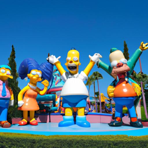 מתקן משפחת סימפסון ביוניברסל לוס אנג'לס - The Simpsons Ride
