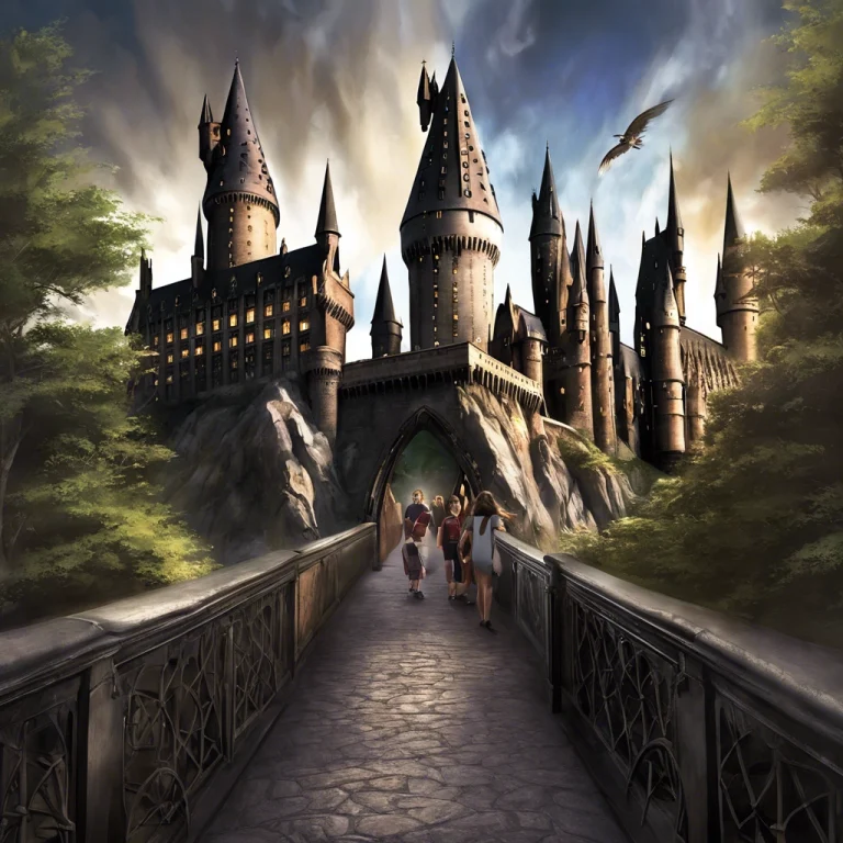 מתקן Harry Potter and the Forbidden Journey בפארק איי ההרפתקאות של יוניברסל אורלנדו
