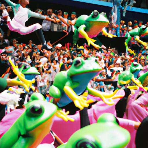 מופע Frog Choir ביוניברסל יפן