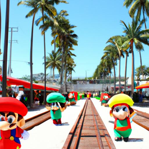 מתקן רכבת מריו ביוניברסל לוס אנג'לס - Mario Kart™: Bowser’s Challenge
