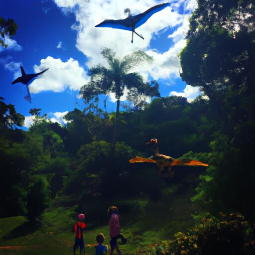 מתקן Pteranodon Flyers בפארק איי ההרפתקאות של יוניברסל אורלנדו