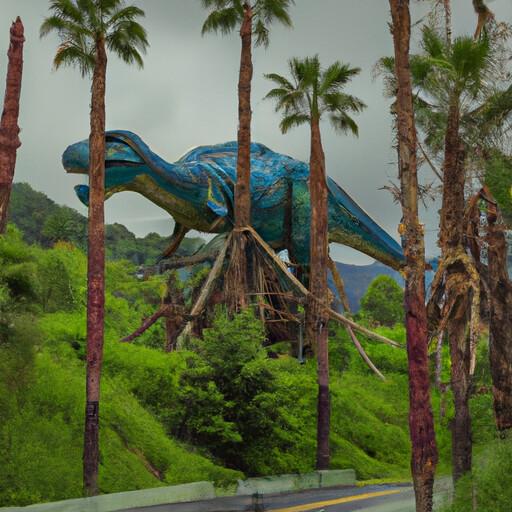 מתחם פארק היורה ביוניברסל הוליווד לוס אנג'לס - Jurassic World